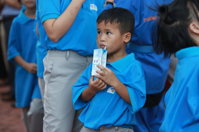 Các em nhỏ được yêu thương và chăm sóc toàn diện về dinh dưỡng, thể chất và trí tuệ tại trường Hy Vọng. Ảnh: Thanh Mai