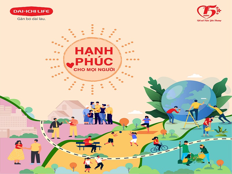 Dai-ichi Life Việt Nam ra mắt Dự án 'Kết nối Triệu Yêu Thương – Hạnh phúc cho mọi người'.