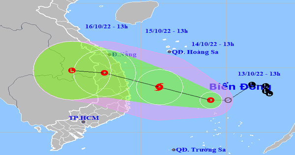 Áp thấp nhiệt đới khả năng mạnh lên thành bão hướng vào Quảng Trị-Phú Yên
