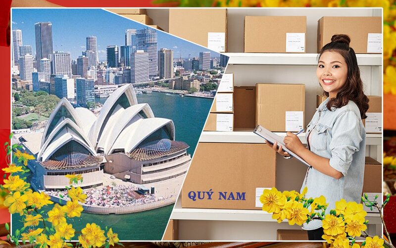 Hàng nhận an toàn, nguyên kiện tại Úc