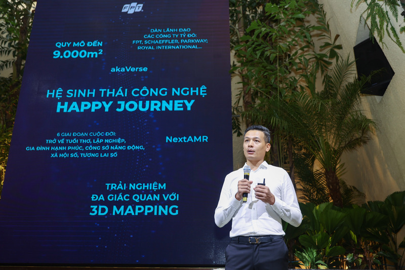 Ông Vũ Anh Tú, Giám đốc Công nghệ FPT, Trưởng ban tổ chức sự kiện chia sẻ về FPT Techday 2022.