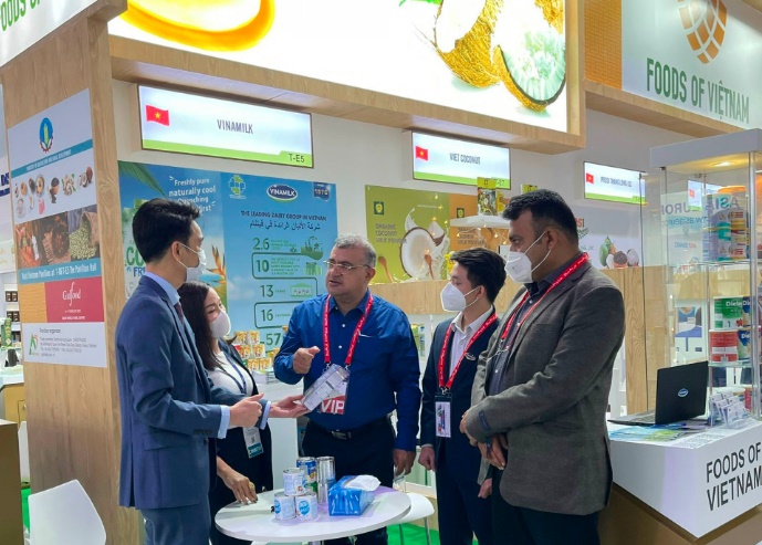 Vinamilk giới thiệu các sản phẩm sữa xuất khẩu tại hội chợ quốc tế Gulfood Dubai