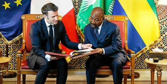 Tổng thống Emmanuel Macron thăm Gabon