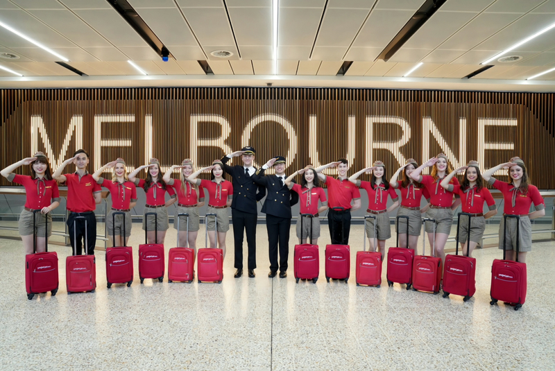 Vietjet cabin crews in Melbourne