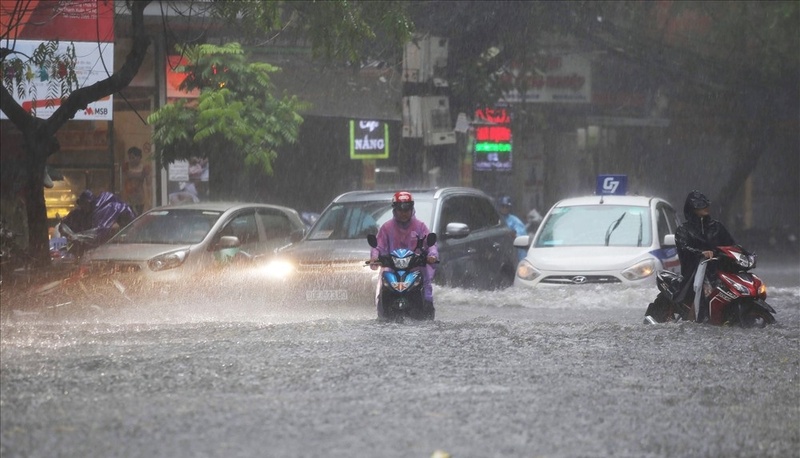 Nhiều địa phương mưa to, có nơi mưa rất to.