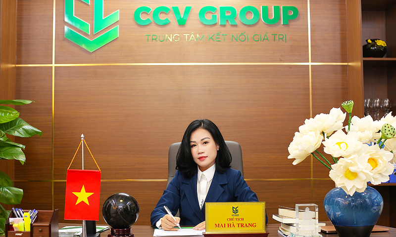 Bà Mai Hà Trang - Chủ tịch HĐQT CCV Group