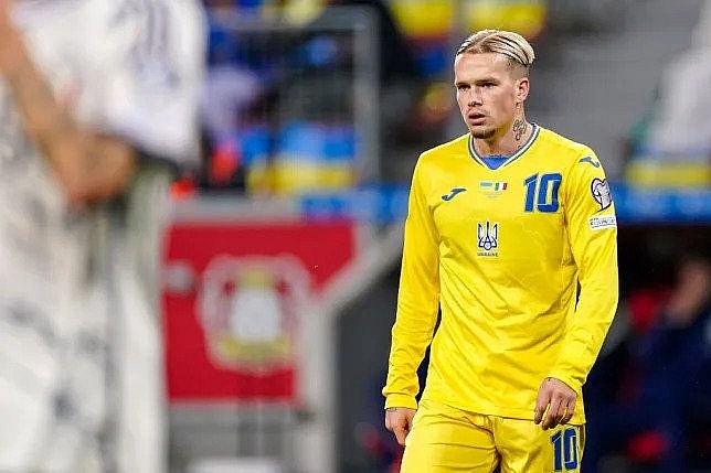 Mykhailo Mudryk thi đấu ấn tượng trong trận đấu giữa Ukraine với Italia vừa qua.