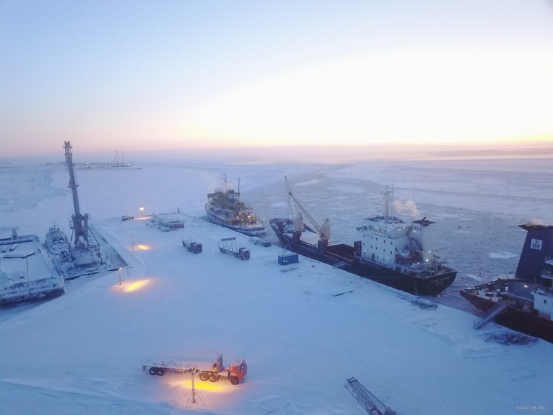 Dự án LNG 2 ở Bắc Cực. Ảnh TASS