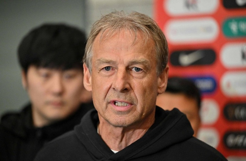 Huấn luyện viên Jurgen Klinsmann bị chê trách rất nhiều khi dẫn dắt đội tuyển Hàn Quốc.