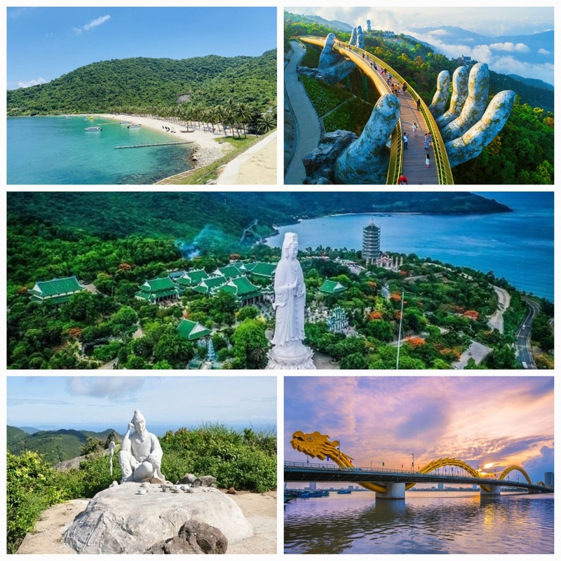 Nhiều điểm tham quan ở Đà Nẵng thu hút khách du lịch trong và ngoài nước.