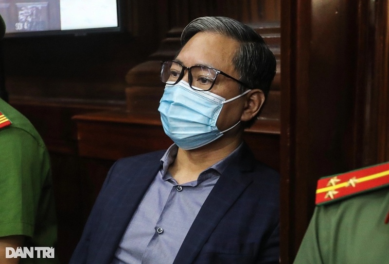 Bị cáo Nguyễn Cao Trí tại phiên tòa sáng 11/3 (Ảnh: Hải Long).