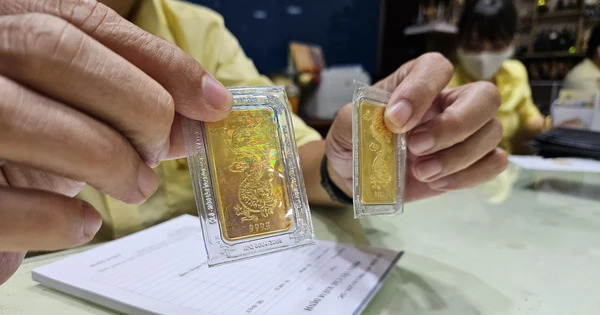 Giá vàng SJC tiếp tục giảm sâu sau 3 ngày bán vàng bình ổn (Ảnh minh họa)