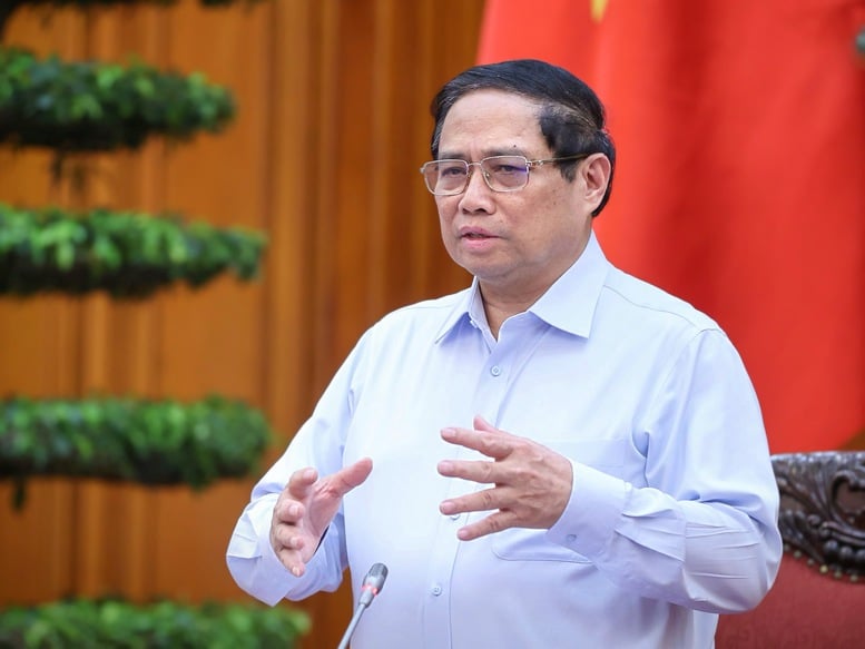 Thủ tướng Phạm Minh Chính: Hoàn thành đường dây 500 kV mạch 3 dịp kỷ niệm 79 năm Cách mạng tháng Tám và Quốc khánh 2/9 Ảnh: VGP.