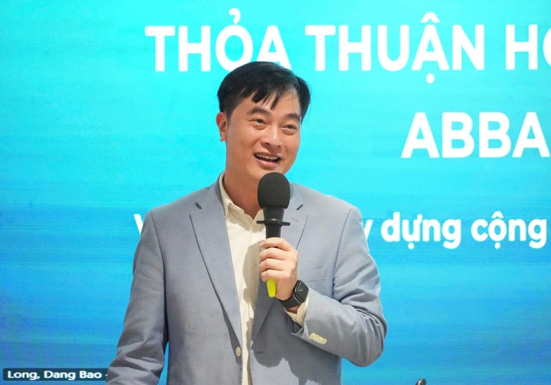 Ông Phạm Duy Hiếu – Tổng Giám đốc ABBANK phát biểu.