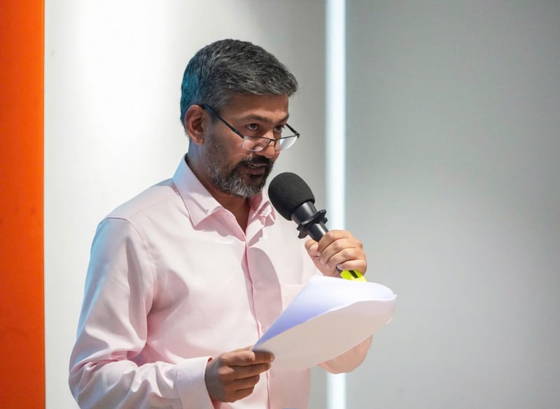 Ông Raj Kumar – Giám đốc VietED Group phát biểu.