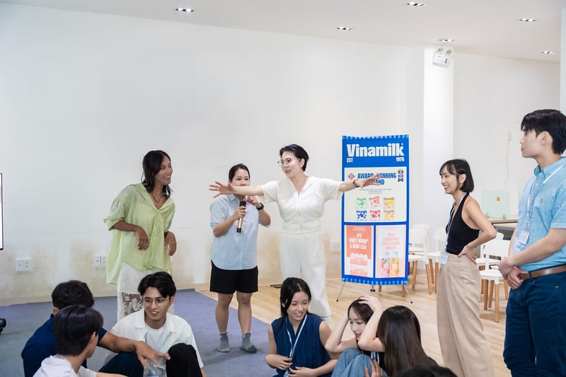 Một góc workshop “Ươm mầm tài năng” (Ảnh: Thành Huy).