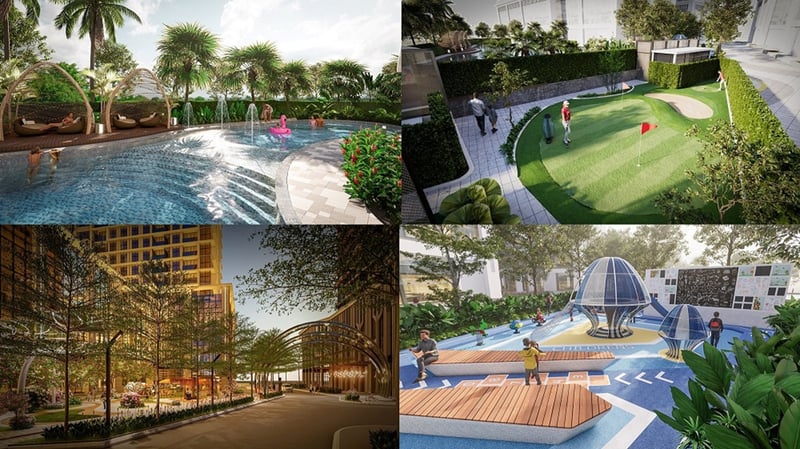 Hệ thống tiện ích phong phú đáp ứng nhu cầu sống sang, sống chất của chủ nhân căn hộ, đồng thời nâng tầm không gian thương mại, giải trí cho Đà Nẵng