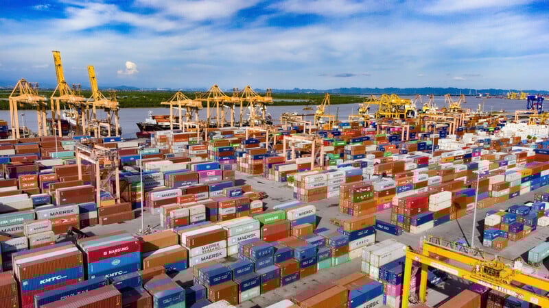 Tính đến hết tháng 7/2025, sản lượng hàng hóa thông qua cảng biển khu vực Hải Phòng đạt 65,5 triệu tấn, tăng 7% so với cùng kỳ năm 2024.