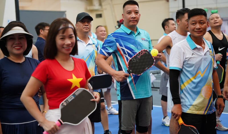 Vận động viên tham gia giải đấu.