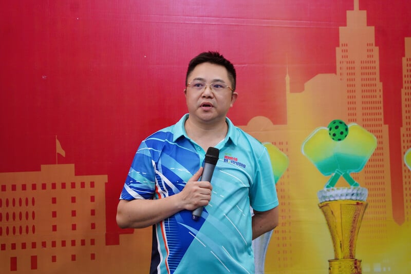 Ông Nguyễn Tường Quân - Tổng Biên tập Tạp chí Kinh tế Môi trường phát biểu tại lễ bế mạc. Ảnh: Thành Trung
