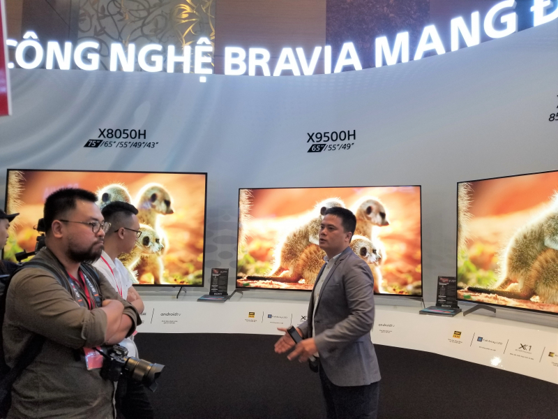 Tivi 4K LED đang được Sony tăng cường cho dòng màn hình rộng, đáp ứng tốt hơn nhu cầu giải trí nghe nhìn tại gia. Ảnh: Minh Nguyễn.