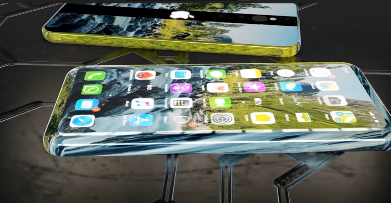 Ý tưởng concept iPhone tương lai với viền màn hình gần như siêu mỏng. Ảnh: ConceptsiPhone.
