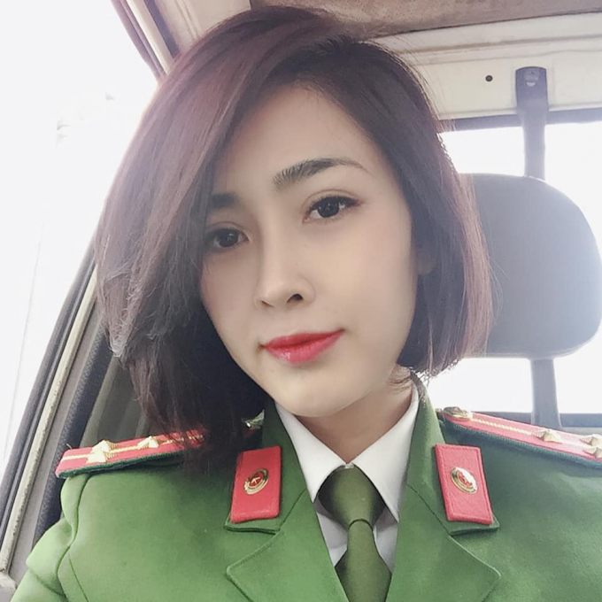 Khánh Ly nữ cảnh sát nổi tiếng Vịnh Bắc Bộ.