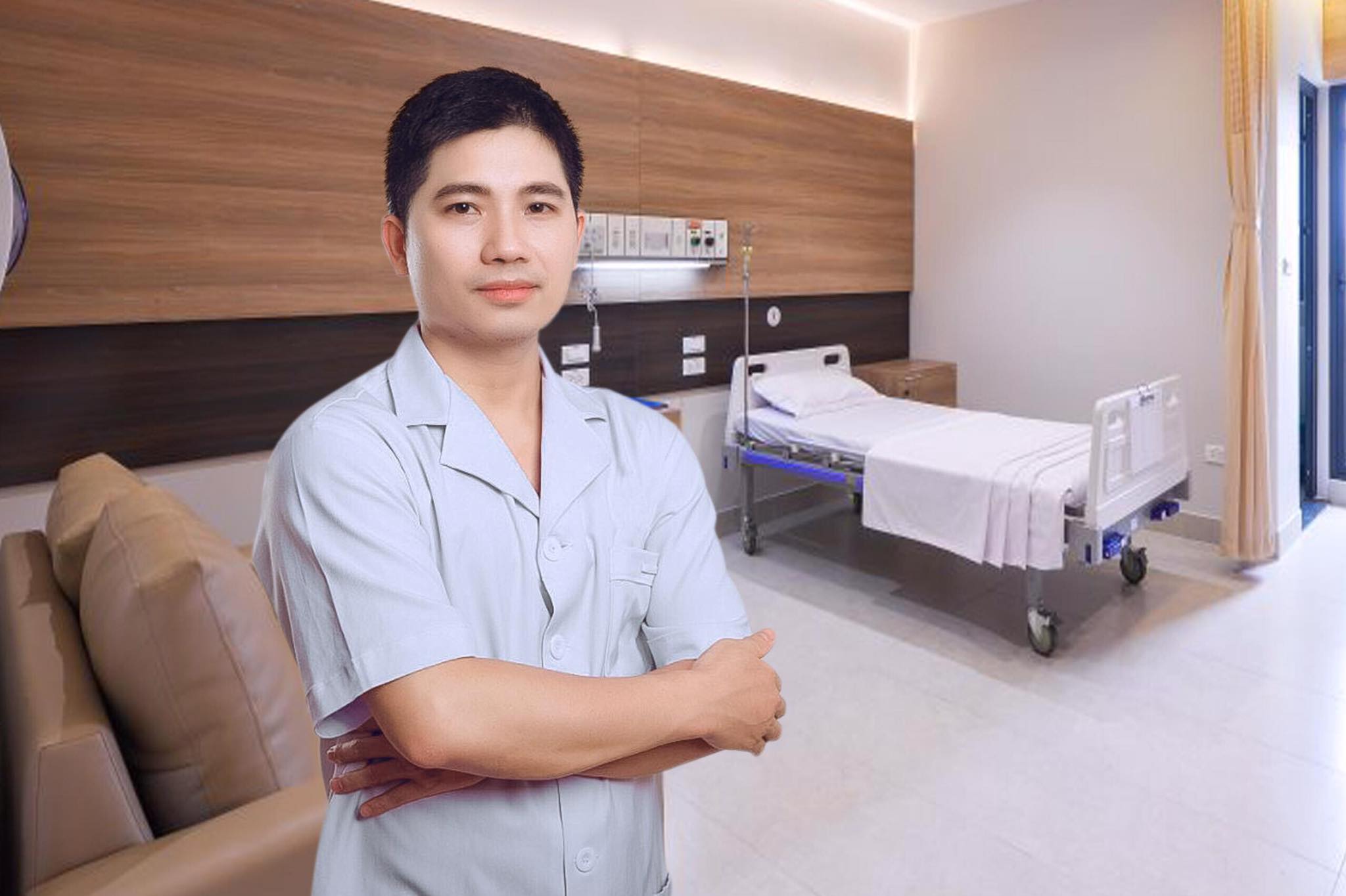 Thạc sĩ - bác sĩ Trần Thanh Hải, công tác tại Trung tâm Liền Vết thương – viện Bỏng Quốc gia