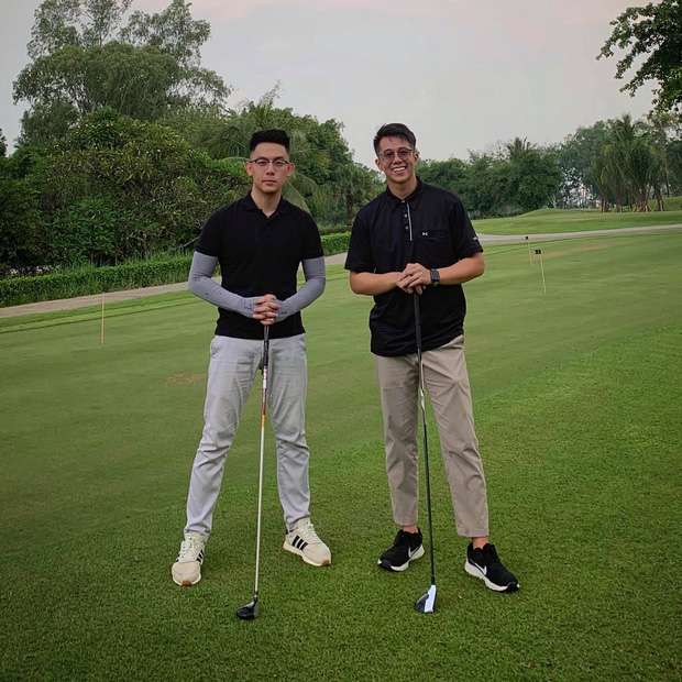 Matt Liu có ngoại hình điển trai và mê golf.