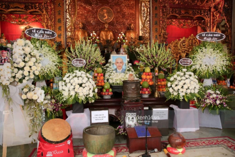 Lễ cầu siêu của Phan Minh Lộc được tổ chức vào ngày 14/3.