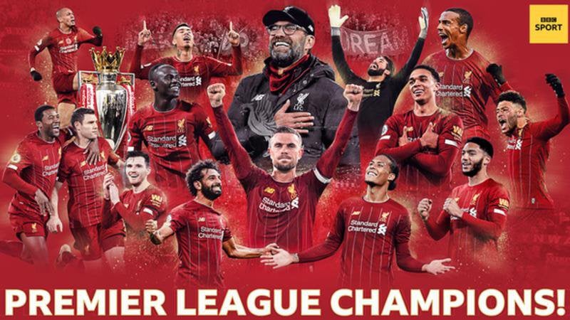 Liverpool đã chính thức trở thành ông vua mới của bóng đá Anh.