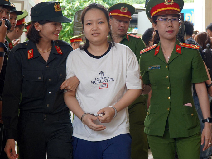 Chủ mưu Phạm Thị Thiên Hà bị tuyên án tử hình. Ảnh Phước Tuấn (Vnexpress).
