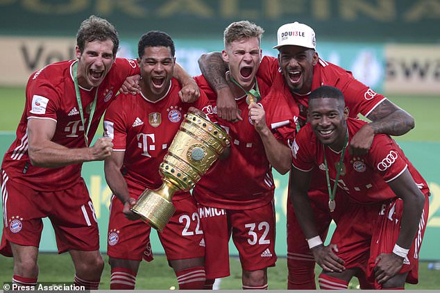 Bayern lần thứ 20 trong lịch sử đoạt Cúp Quốc gia Đức.