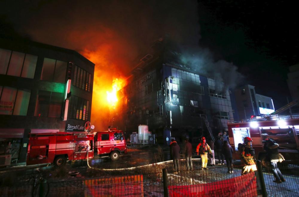 Cháy lớn ở Hàn Quốc, 53 người thương vong