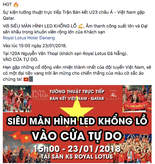 Muôn kiểu tổ chức xem U23 Việt Nam đá bán kết trước giờ G