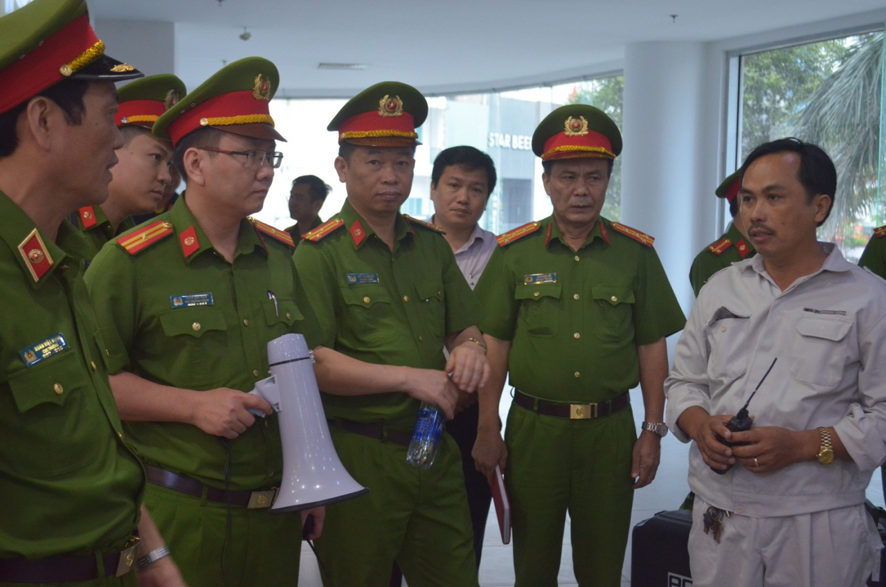 Đà Nẵng là địa phương thứ 2 được Bộ Công an tiến hành kiểm tra đột xuất trong kế hoạch về kiểm tra an toàn PCCC  (Ảnh N.P)