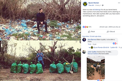 'Thử thách dọn rác' - trào lưu đẹp lan tỏa trên Internet