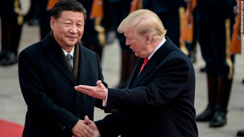 Tổng thống Mỹ Donald Trump và Chủ tịch Trung Quốc Tập Cận Bình.