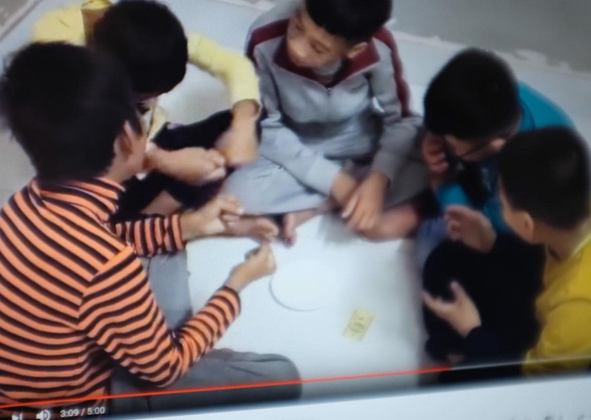 Video có nội dung trẻ em đóng giả sử dụng ma túy.
