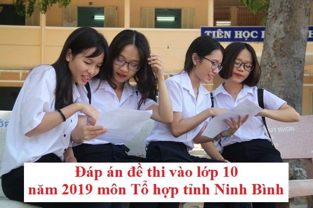 Đáp án đề thi vào lớp 10 năm 2019 môn Tổ hợp tỉnh Ninh Bình