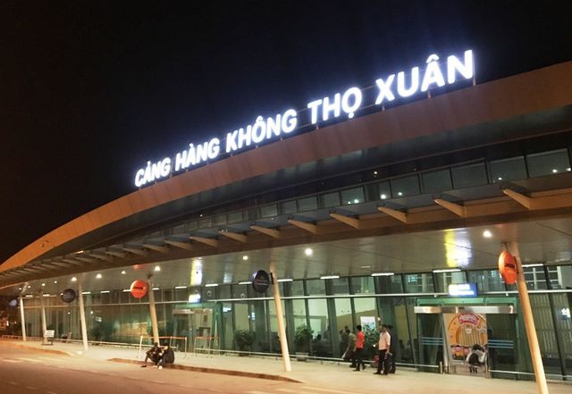 Sân bay Thọ Xuân, nơi xảy ra vụ việc hành khách đánh nhân viên an ninh.