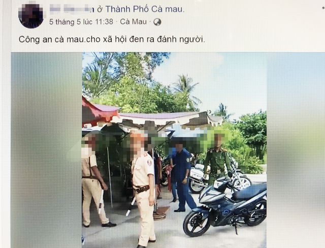 Trang Facebook được cho là của Phạm Văn N. đăng thông tin 