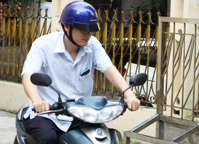 Bị can Vũ Trọng Lương, người một mình nâng điểm cho 107 thí sinh trong vụ gian lận thi cử ở Hà Giang.