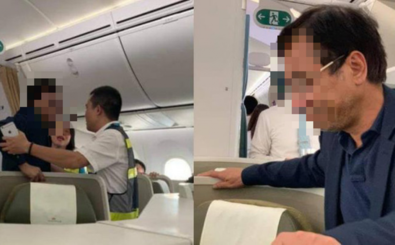 Vị đại gia bất động sản sàm sỡ nữ hành khách trên máy bay Vietnam airline. (Ảnh: VTC NEWS).