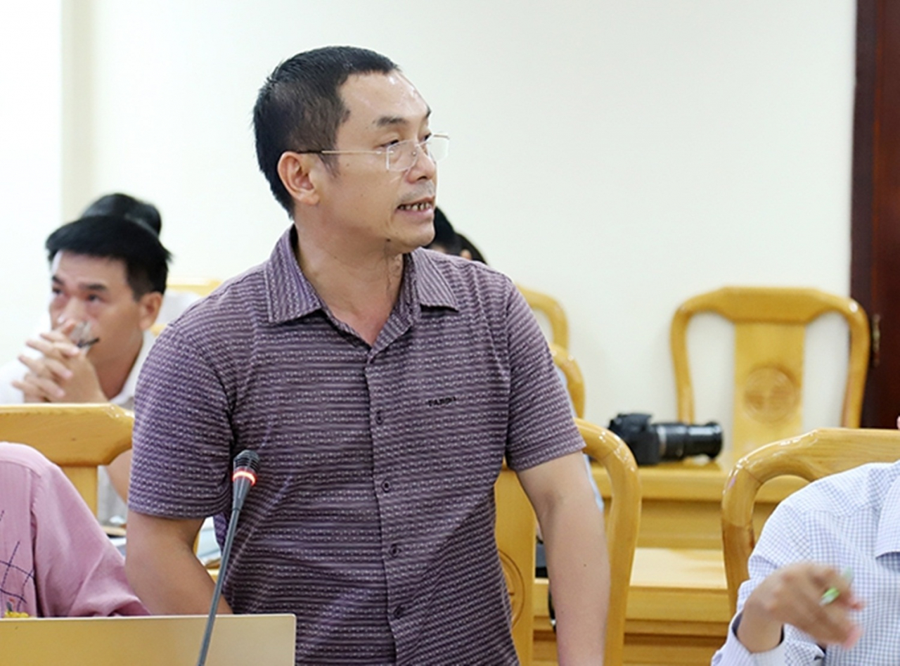 Ông Nguyễn Quang Thịnh – Giám đốc Ban quản lý Đầu tư và Xây dựng thủy lợi 4 (chủ đầu tư) cho rằng, ô nhiễm xuất phát từ nhà máy sắt Vũ Quang.