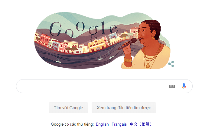 Cesária Évora là ai mà Google Doodle kỉ niệm ngày sinh?