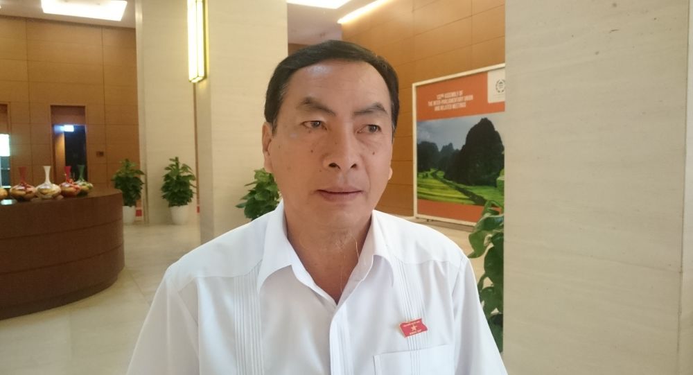 ĐBQH Phạm Văn Hòa cho rằng Bình Định cần cân nhắc kỹ về việc chi 86 tỷ đồng làm bức phù điêu trên núi. (Ảnh: IT).