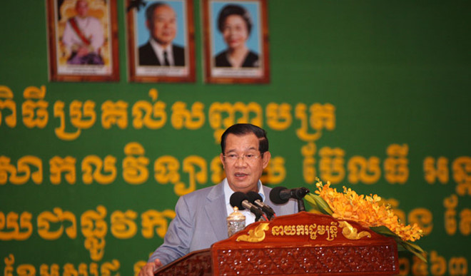Ông Hun Sen kêu gọi người Campuchia không tham gia đảo chính