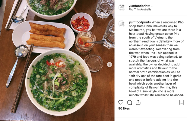 Phở Thìn Lò Đúc ở Úc khuấy động khắp mặt trận Instagram với hàng loạt hình check in và đây là những nhận xét của bạn bè quốc tế - Ảnh 4. Phở Thìn Lò Đúc ở Úc khuấy động khắp