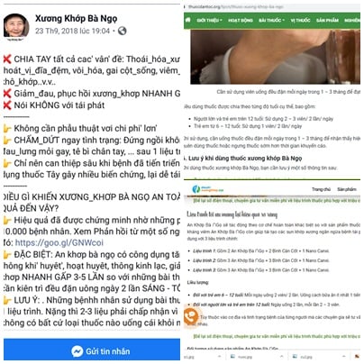 Xương Khớp Bà Ngọ được hô biến thành